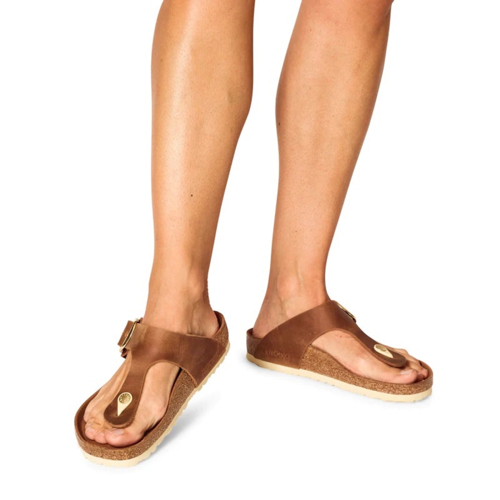 BIRKENSTOCK Gizeh Big Buckle Oiled Leather